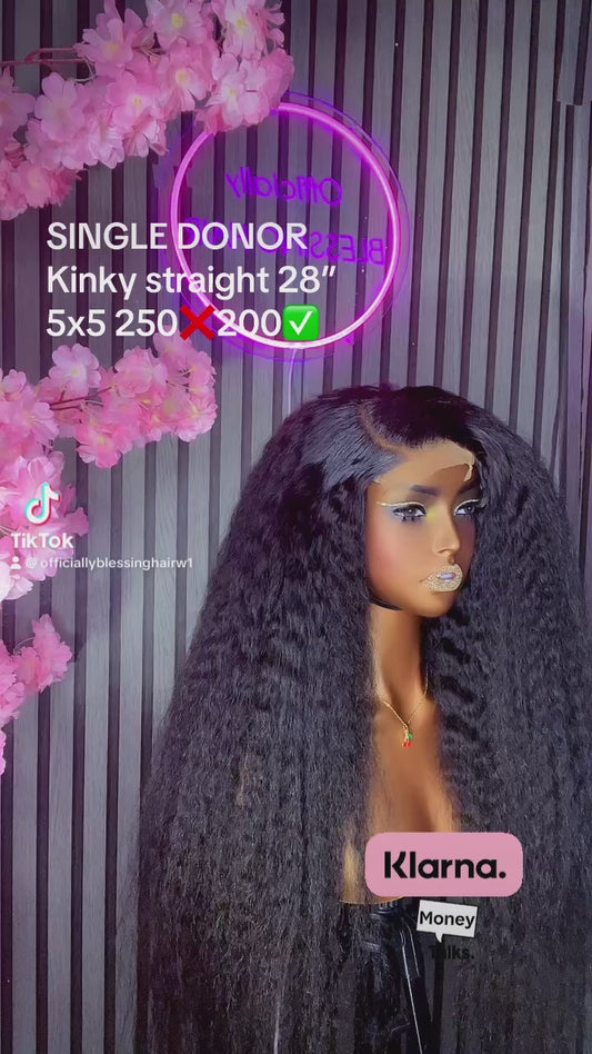 SINGLE DONOR KINKY STRAIGHT